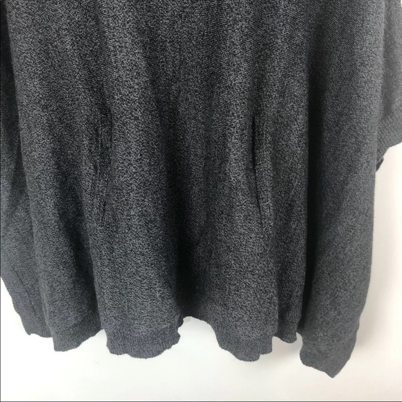 Joie sweater Womens XS Merino Wool Poncho Sweater Jalea B Cowl Neck gray pockets - Picture 4 of 10